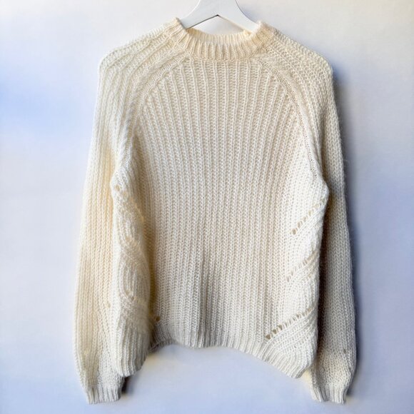 Sézane Dwee Jumper – Size M (White) - Picture 3 of 9